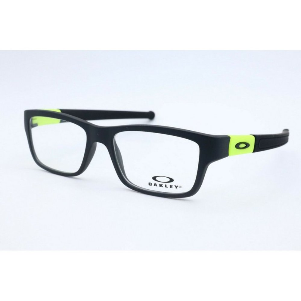 New Oakley Marshal OX 8005-0149 Square Satin Black Eyeglasses Lenses 49mm
